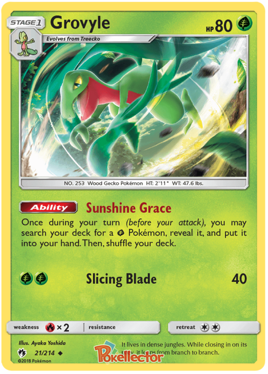 Sun and Moon Lost Thunder 021  Grovyle
