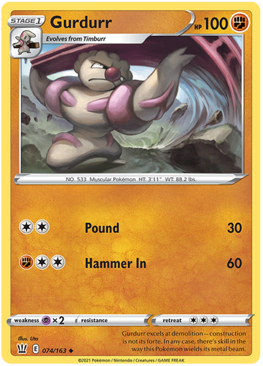Sword and Shield Battle Styles 074  Gurdurr