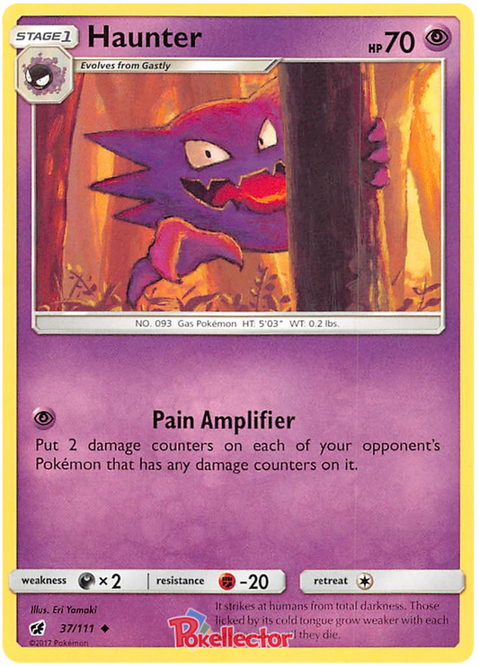 Sun and Moon Crimson Invasion 037  Haunter