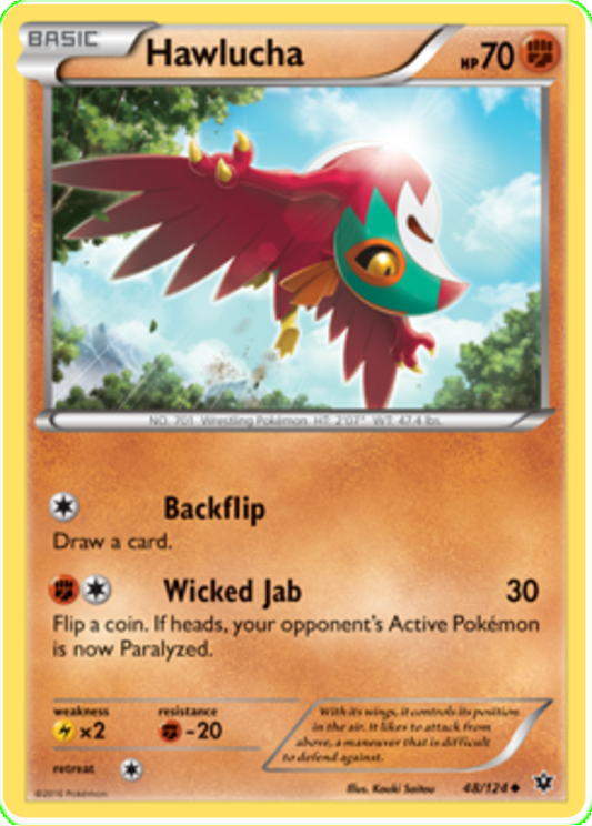 XY Fates Collide 048  Hawlucha
