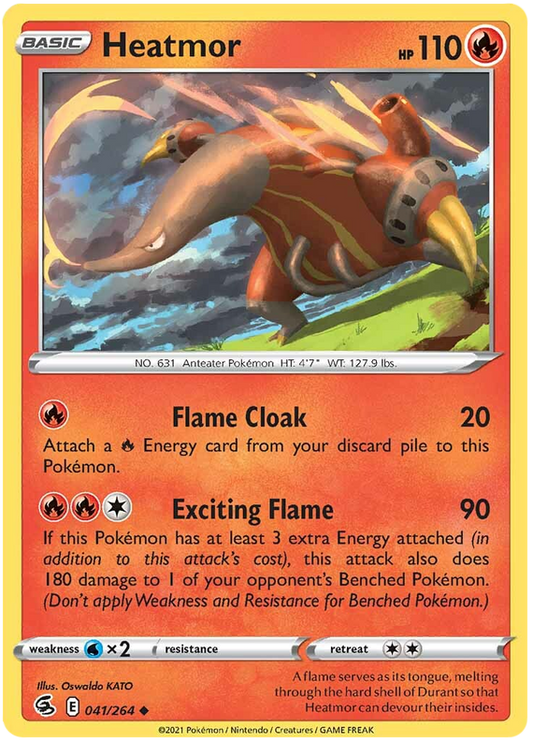 Sword and Shield Fusion Strike 041  Heatmor
