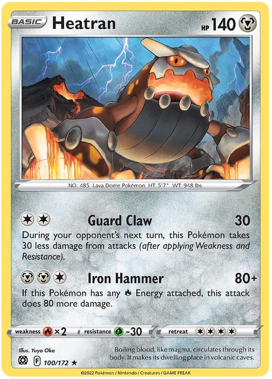 Sword and Shield Brilliant Stars 100  Heatran