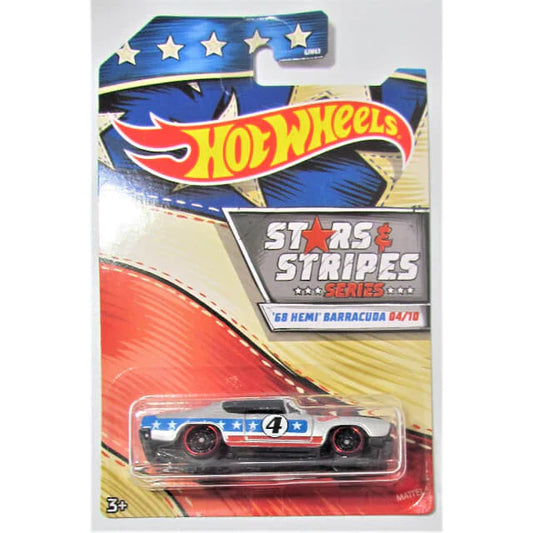 Hot Wheels Stars & Stripes Series '68 HEMI Barracuda 4/10