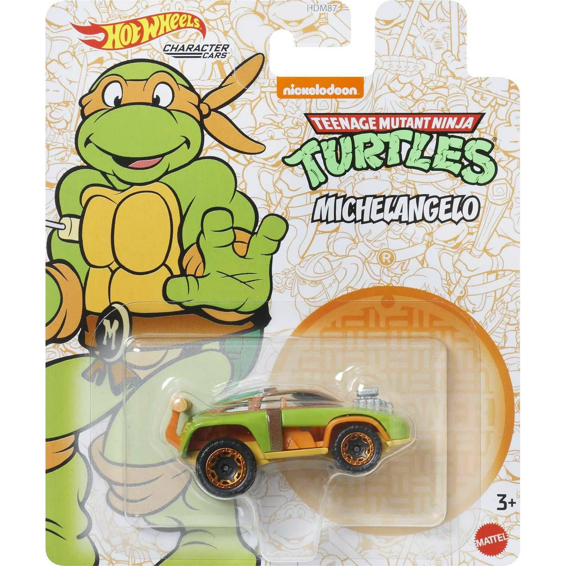2023 Hot Wheels Entertainment Character Car - TMNT, Shrek, Jurassic World, Jurassic Park, Kung Fu Panda, Trolls - walk-of-famesports