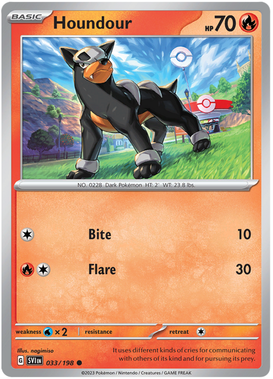 Scarlet and Violet Scarlet & Violet 033  Houndour