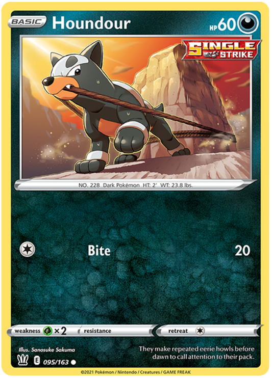 Sword and Shield Battle Styles 095  Houndour