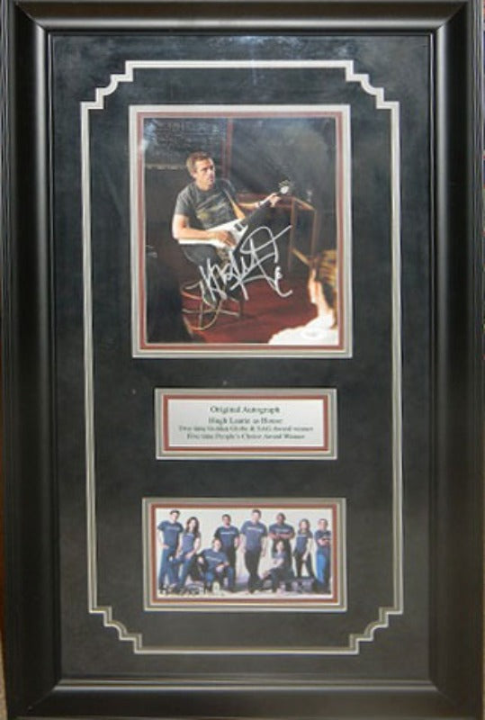 Hugh Laurie Autographed 8x10 Framed in House Tv Series