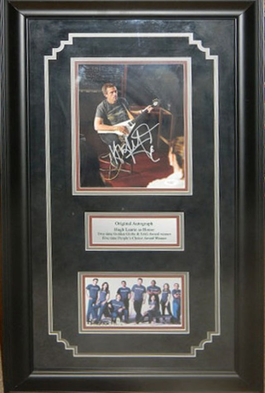 Hugh Laurie Autographed 8x10 Framed in House Tv Series