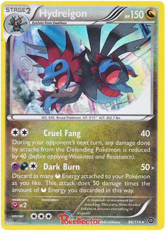 XY Steam Siege 086  Hydreigon