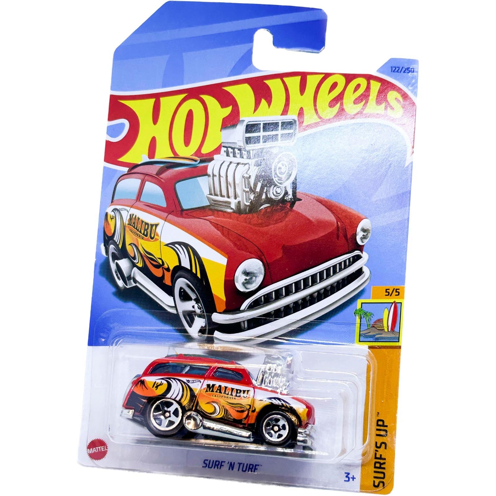 Hot Wheels Surf 'N Turf Surf's Up 5/5 122/250 - walk-of-famesports