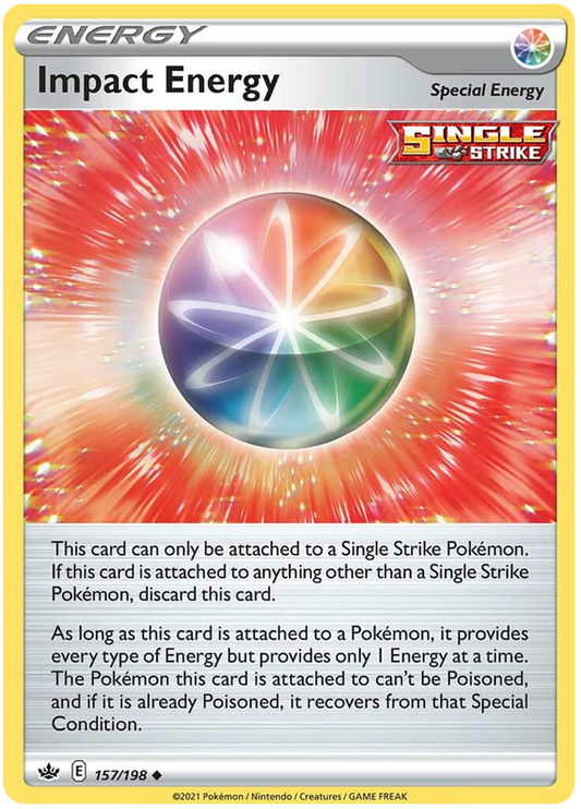 Sword and Shield Chilling Reign 157  Impact Energy