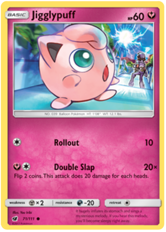Sun and Moon Crimson Invasion 071  Jigglypuff