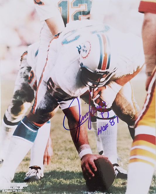 Jim Langer  Signed Autographed 8x10