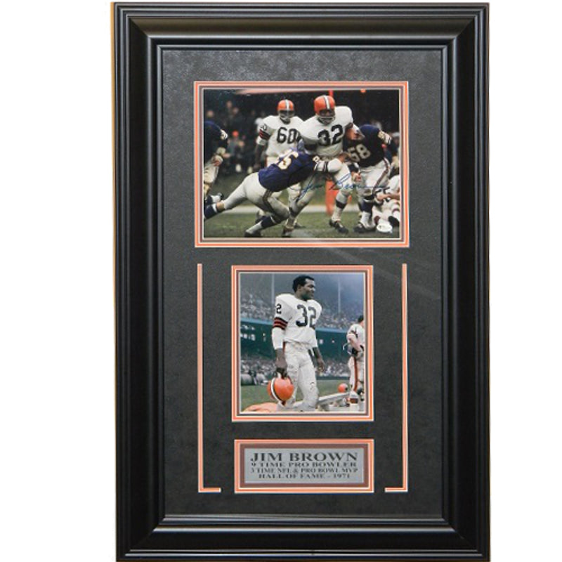 Jim Brown Signed Autographed 8x10 Framed