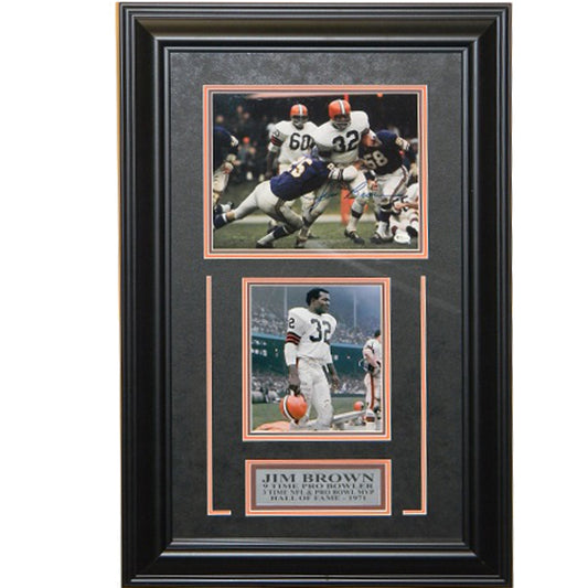 Jim Brown Signed Autographed 8x10 Framed