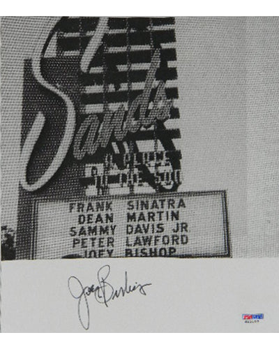 Joey Bishop Signed Autographed Cut with PSA/DNA Authenticity