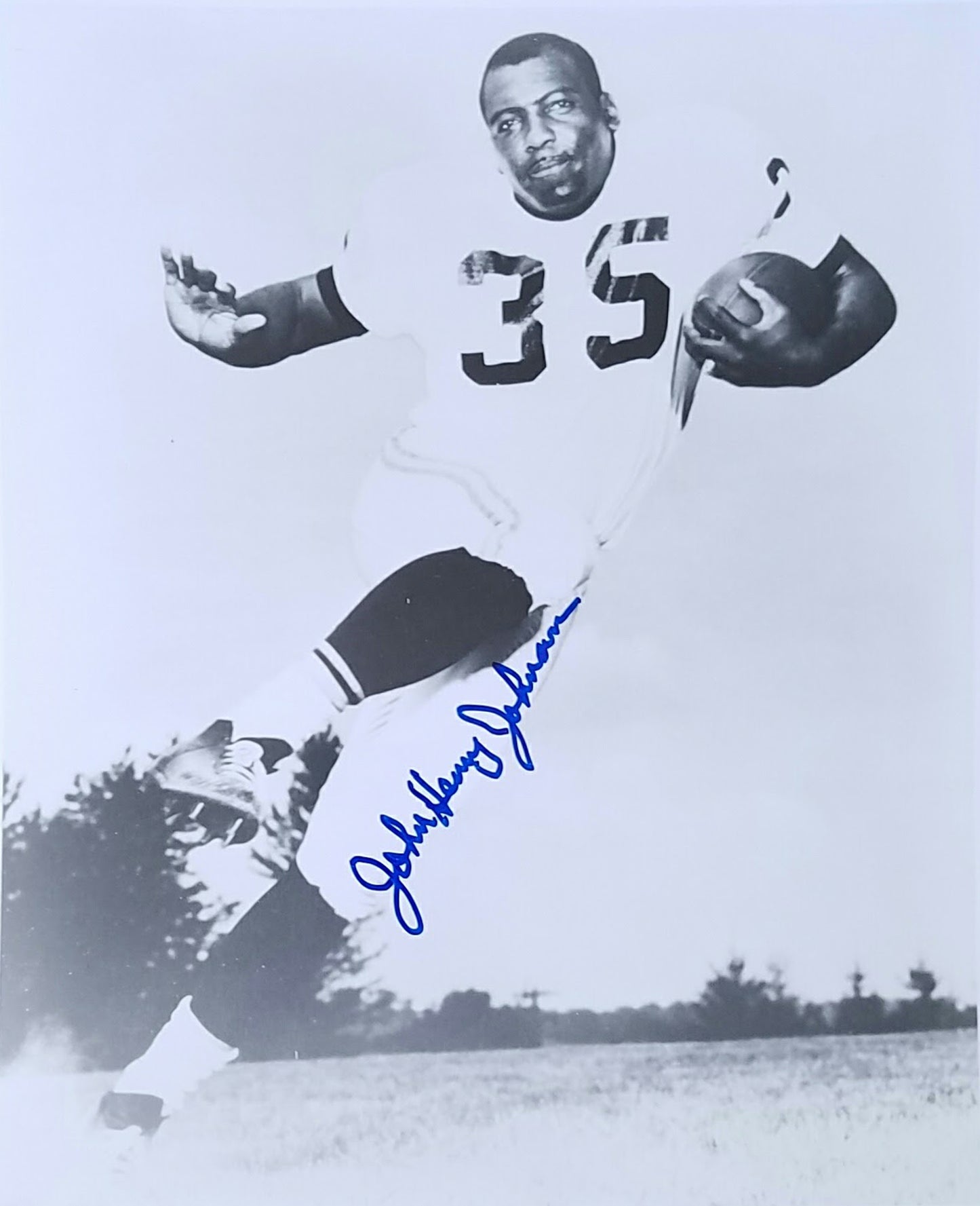 John Henry Johnson  Signed Autographed 8x10