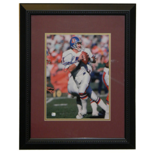 John Elway Framed Signed Autographed 11x14