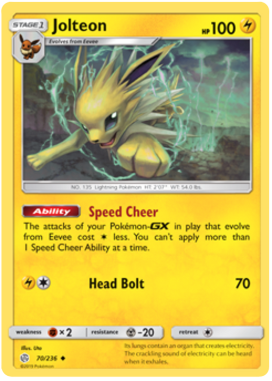 Sun and Moon Cosmic Eclipse 070  Jolteon