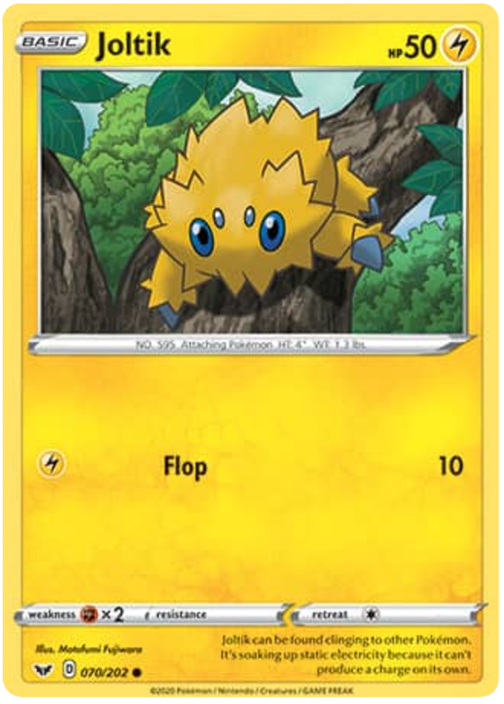Sword and Shield Sword & Shield 070  Joltik