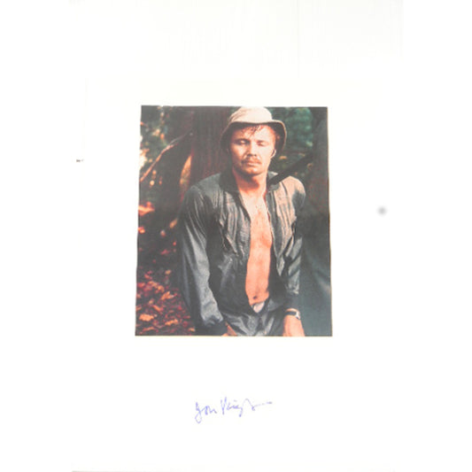 Jon Voight Signed Autographed Cut with 8x10
