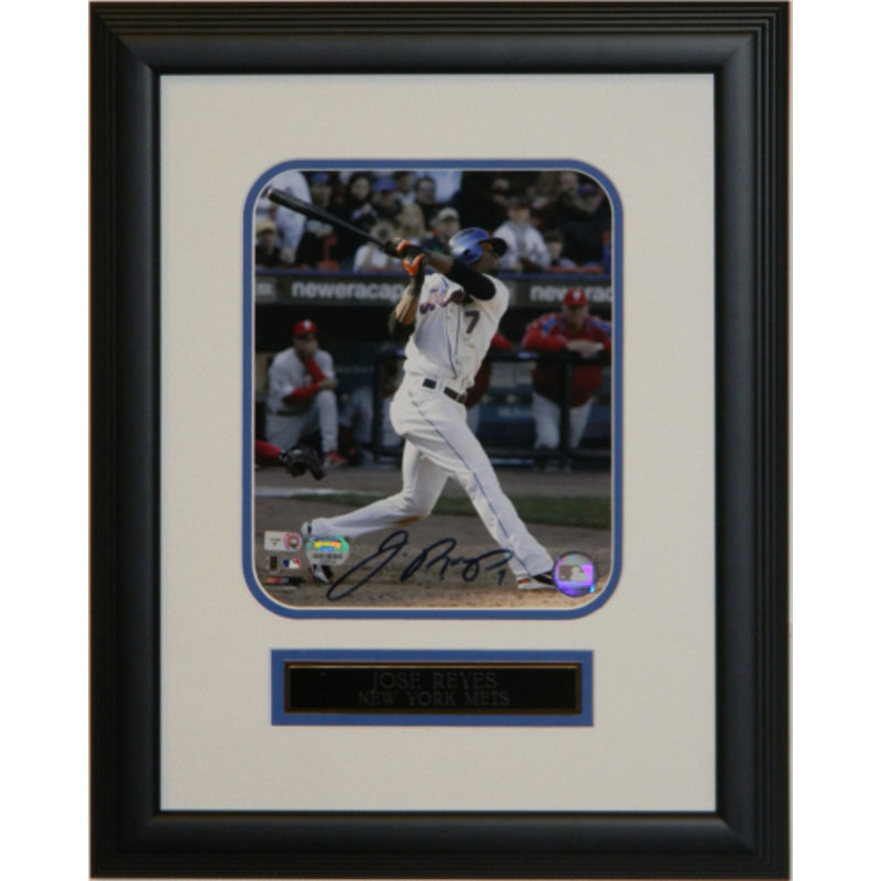 Jose Reyes Autographed 8x10 Framed