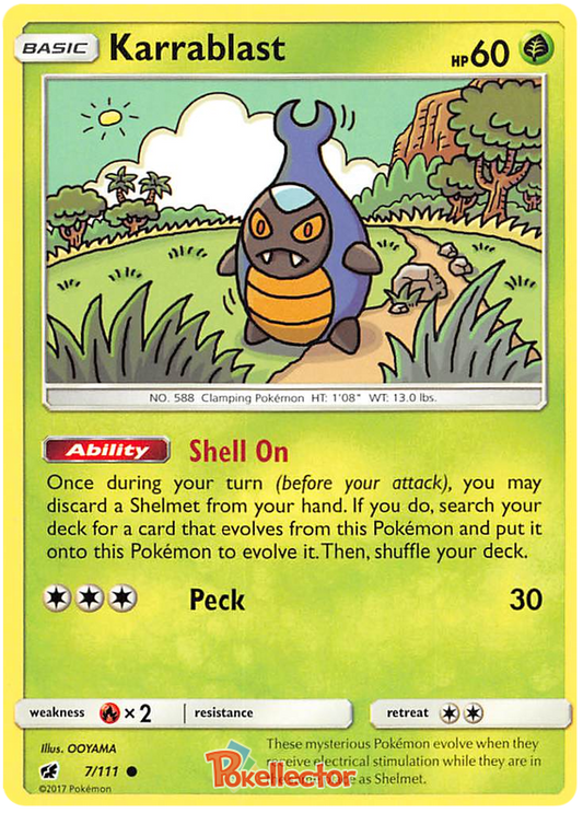 Sun and Moon Crimson Invasion 007  Karrablast