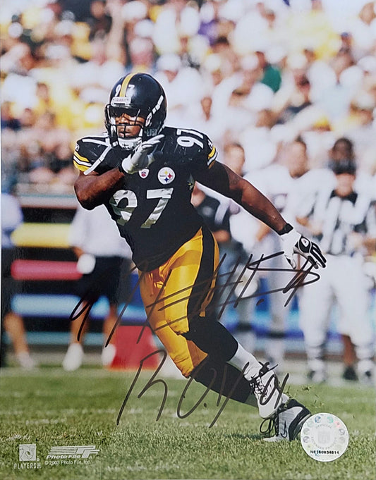 Kendrell Bell  Signed Autographed 8x10
