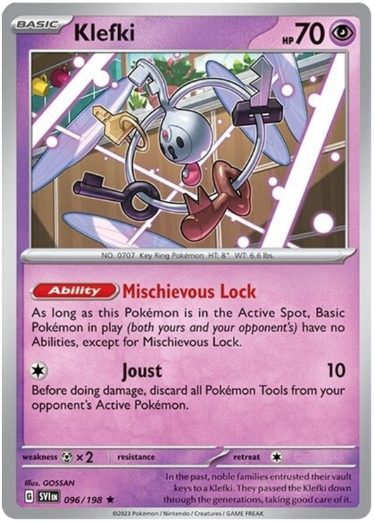 Scarlet and Violet Scarlet & Violet Holo 096 Klefki