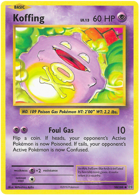 XY Evolutions 050  Koffing