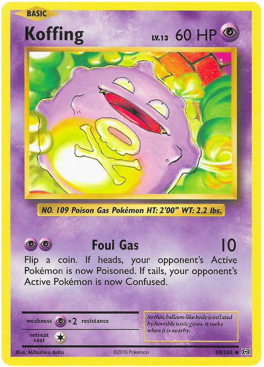 XY Evolutions 050  Koffing