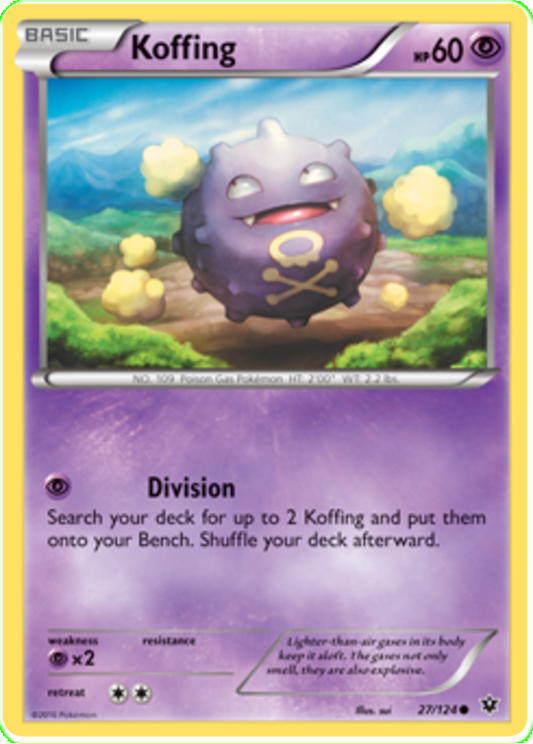 XY Fates Collide 027  Koffing
