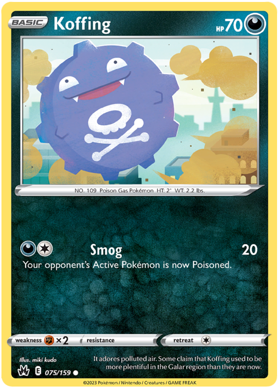 Sword and Shield Crown Zenith #75 Koffing