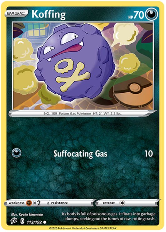 Sword and Shield Rebel Clash 112  Koffing