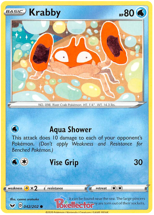Sword and Shield Sword & Shield 042  Krabby
