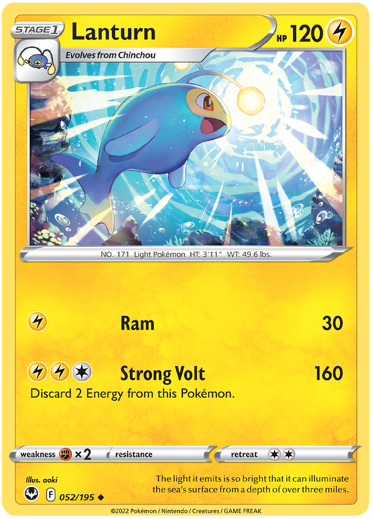 Sword and Shield Silver Tempest 052  Lanturn