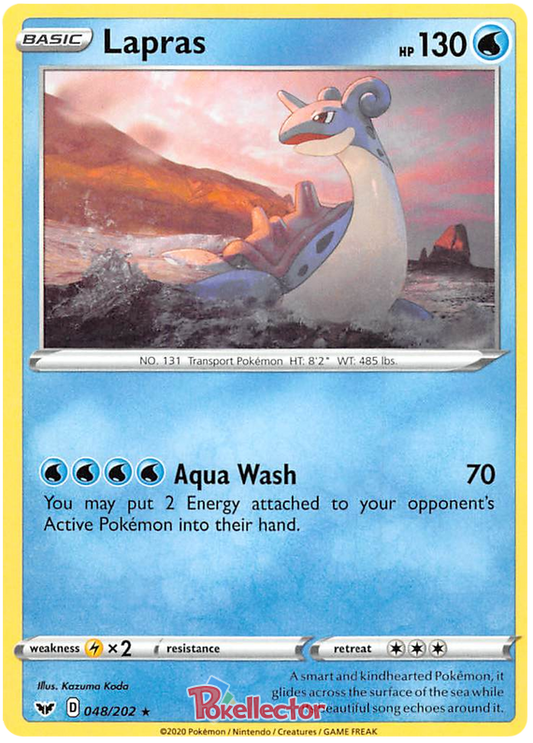 Sword and Shield Sword & Shield 048  Lapras