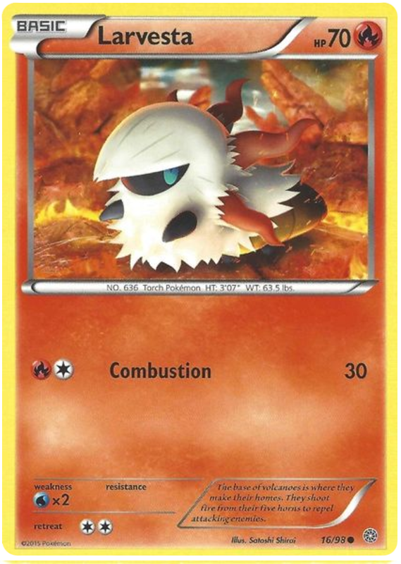 XY Ancient Origins 016  Larvesta