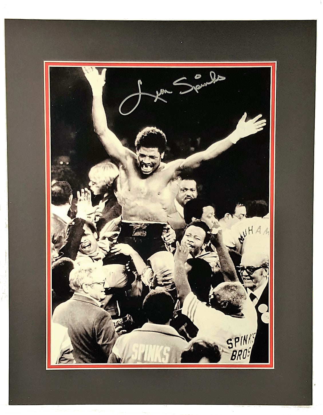 Leon Spinks Signed Autographed 16x20 Matted | The Northwest Company ...