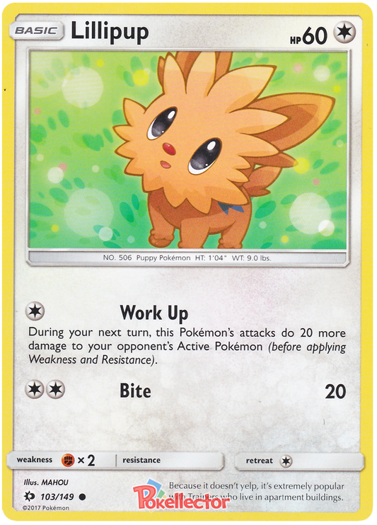 Sun and Moon Sun & Moon 103  Lillipup