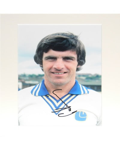Peter Lorimer Signed Autographed 8x10 Matted