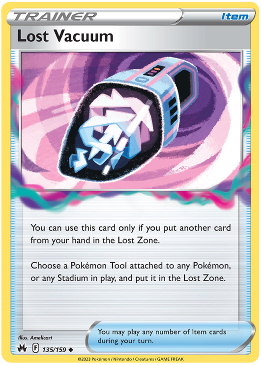 Sword and Shield Crown Zenith #135 Lost Vacuum