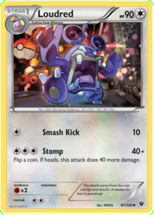 XY Fates Collide 081  Loudred
