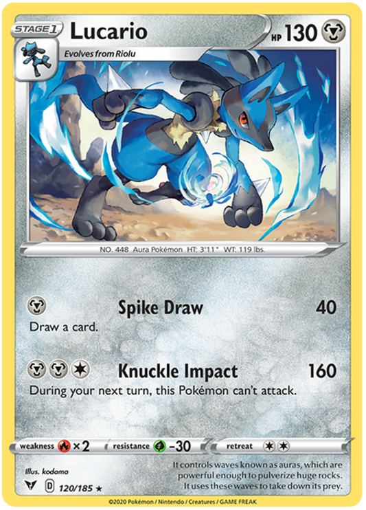 Sword and Shield Vivid Voltage 120  Lucario