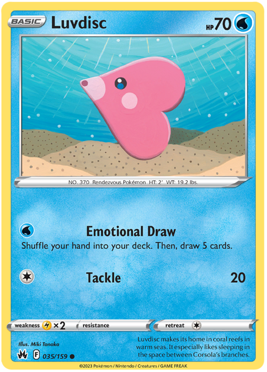 Sword and Shield Crown Zenith #35 Luvdisc