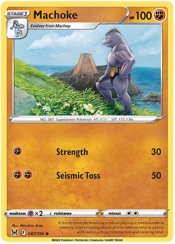 Sword and Shield Lost Origin 087  Machoke