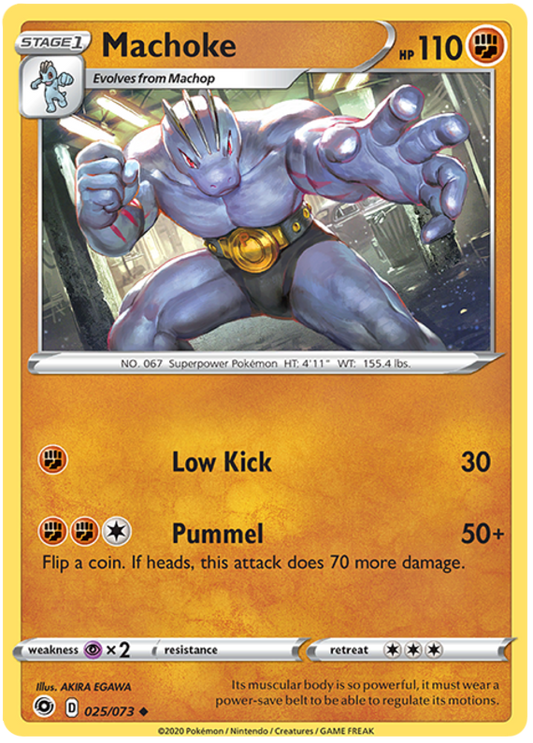 Sword and Shield Champion's Path 25  Machoke