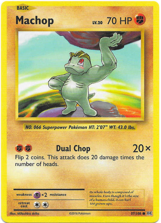 XY Evolutions 057  Machop