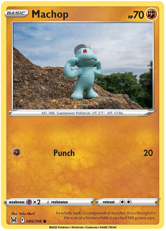Sword and Shield Lost Origin 086  Machop