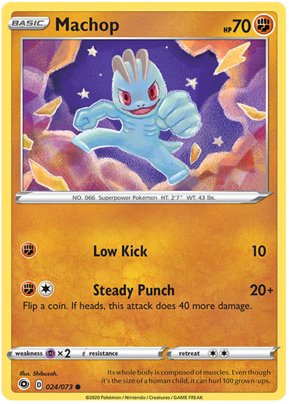 Sword and Shield Champion's Path 24  Machop